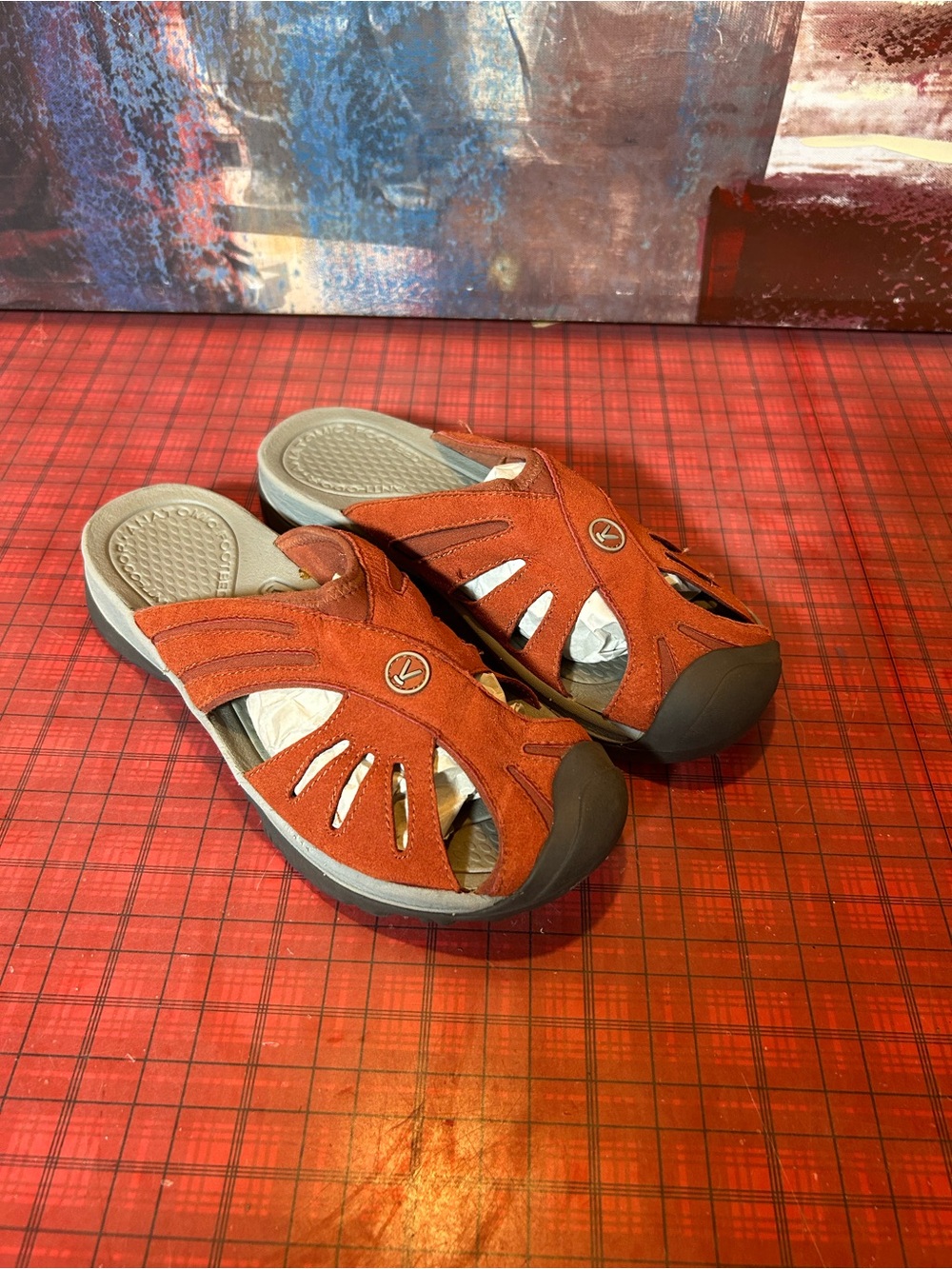Keen Womens Comfort Mules Flats outdoor shoes sz 7